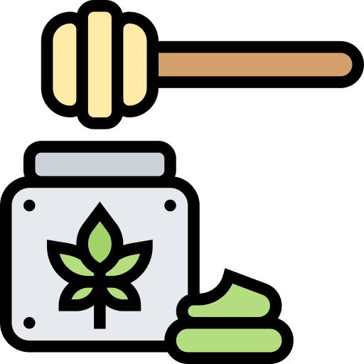 Cannabis weed extract healthcare and medical icon