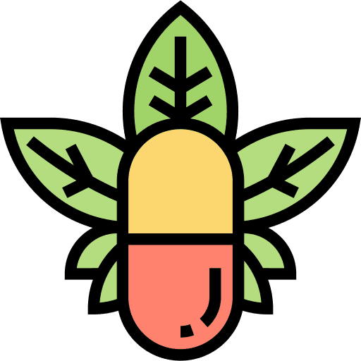 Cbd cannabis drug hemp icon