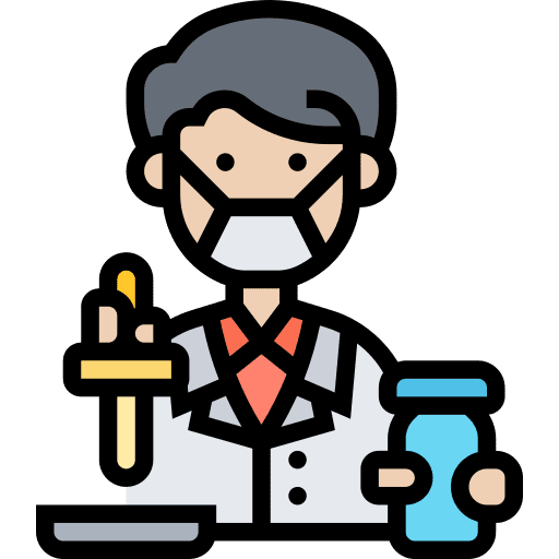 Cannabis medicinal laboratory scientist icon Cannabis medicinal laboratory scientist icon