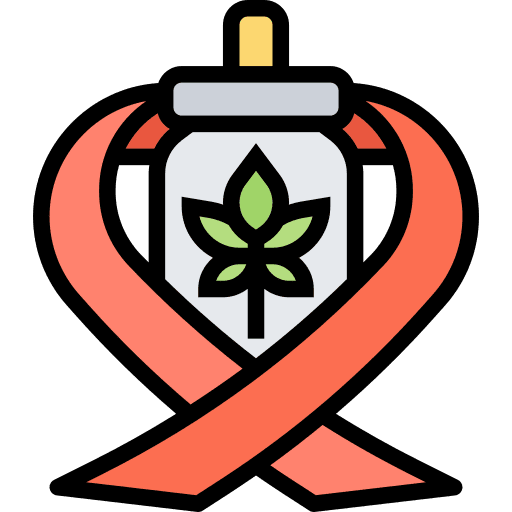 Cure hemp cancer weed icon Cure hemp cancer weed icon