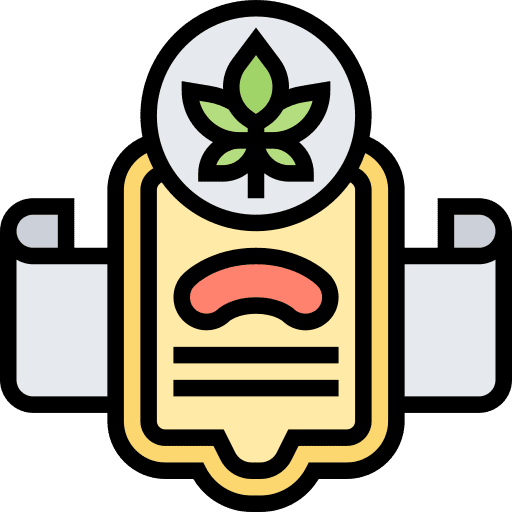Label medical cannabis label icon Label medical cannabis label icon