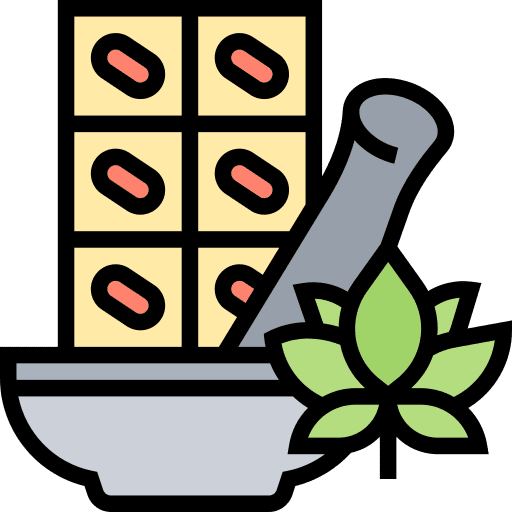 Medicinal medicine treatment mortar icon Medicinal medicine treatment mortar icon