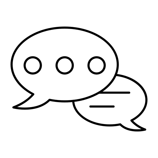 Conversation messaging communication conversation icon