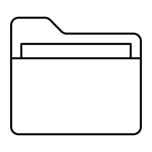 Folder storage files and folders data icon