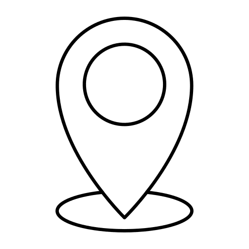 Pin point location pin destination icon