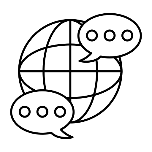 Internet internet conversation chat icon