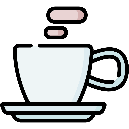 Coffee mug cup saucer cafe icon Coffee mug cup saucer cafe icon