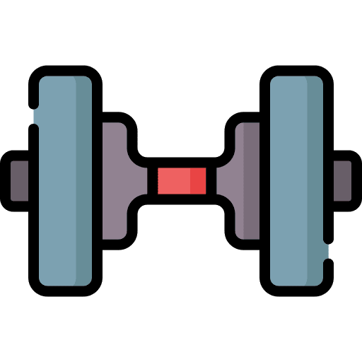 Dumbbell weight gym sport icon Dumbbell weight gym sport icon