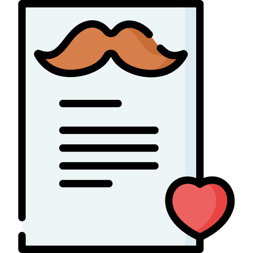Fathers day message mail communications icon Fathers day message mail communications icon