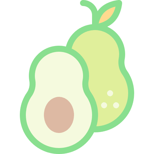 Avocado healthy food food and restaurant avocado icon