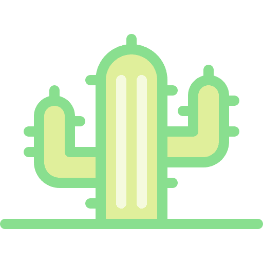 Cactus scenery cactus landscape icon