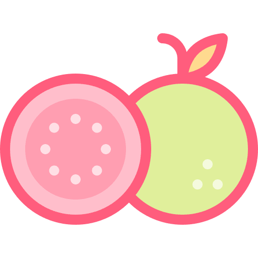 Guava food and restaurant vegan guava icon Guava food and restaurant vegan guava icon