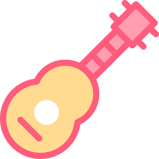 Guitar string instrument musical instrument music and multimedia icon Guitar string instrument musical instrument music and multimedia icon