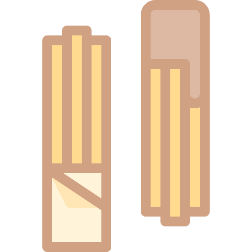Churros sweet food and restaurant unhealthy food icon Churros sweet food and restaurant unhealthy food icon
