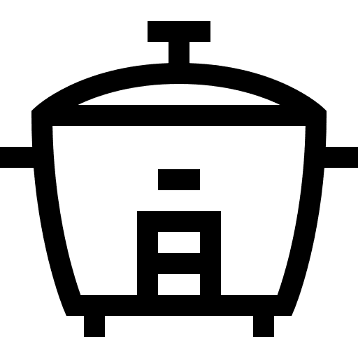 Rice cooker cooking equipment tools icon