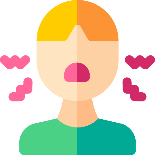 Hoarseness man healthcare and medical covid 19 icon Hoarseness man healthcare and medical covid 19 icon