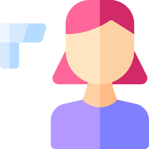 Thermometer healthcare and medical woman fever icon Thermometer healthcare and medical woman fever icon