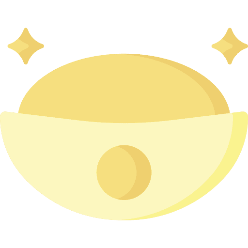 Gold ingot gold ingot currency sycee icon Gold ingot gold ingot currency sycee icon