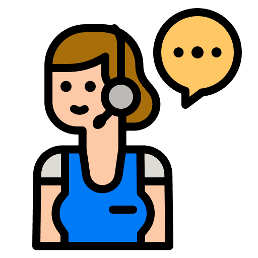 Customer service ombudsman client professions and jobs icon Customer service ombudsman client professions and jobs icon