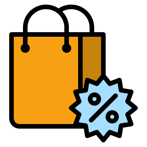 Sale shop commerce and shopping discount icon Sale shop commerce and shopping discount icon