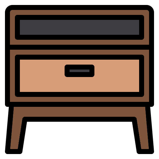 Cabinet drawers furniture and household home living icon Cabinet drawers furniture and household home living icon