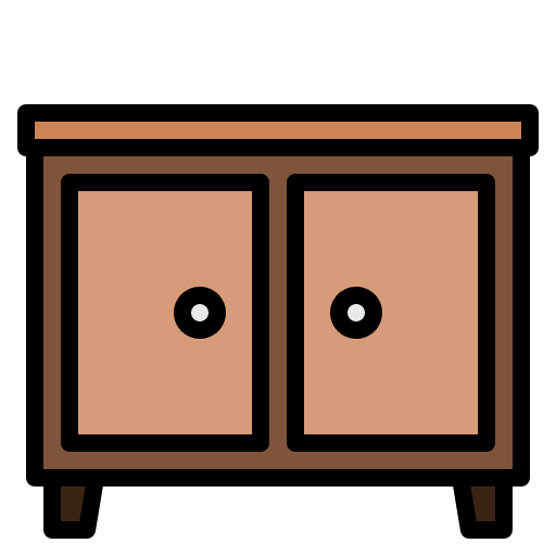 Cabinet furniture and household cabinet home living icon