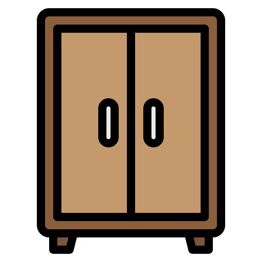 Wardrobe cabinet furniture furniture and household icon