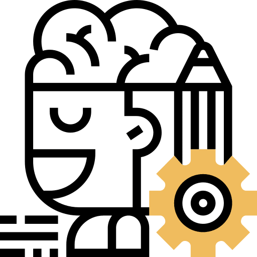 Design thinking art and design intelligence intelligent icon Design thinking art and design intelligence intelligent icon