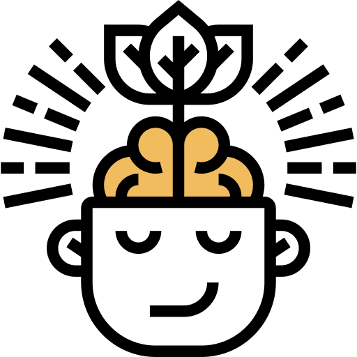Philosophy peaceful psychology peace of mind icon