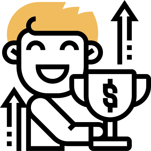 Winner development achievement trophy icon Winner development achievement trophy icon