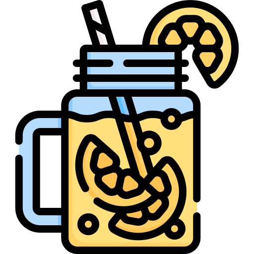Lemonade drink food and restaurant beverage icon