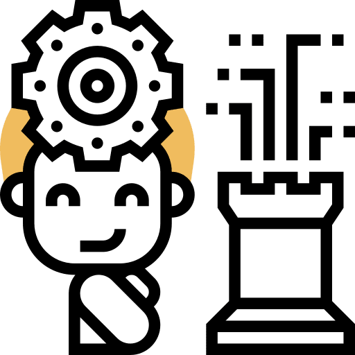 Strategic strategic management thinking icon Strategic strategic management thinking icon
