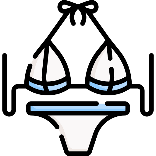 Bikini clothing holiday underwear icon Bikini clothing holiday underwear icon