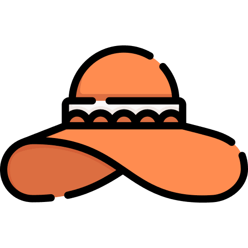 Hat sun protection sun hat summer icon Hat sun protection sun hat summer icon