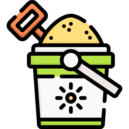 Sand bucket childhood sand bucket holidays icon Sand bucket childhood sand bucket holidays icon