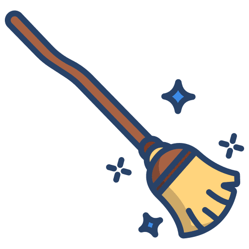 Broom witch broom magic halloween icon Broom witch broom magic halloween icon