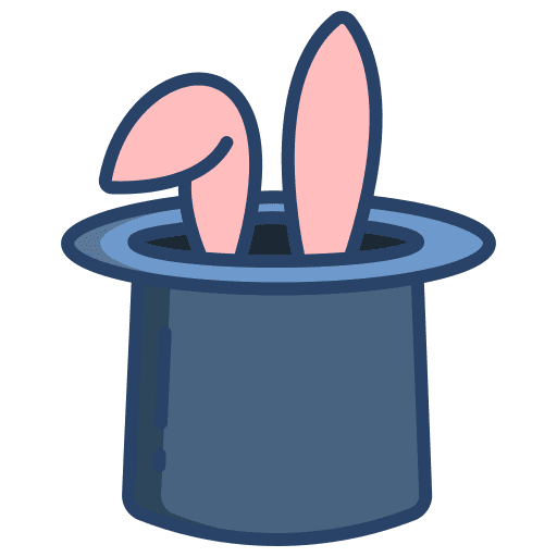 Magic magic hat rabbit illusionist hat icon Magic magic hat rabbit illusionist hat icon