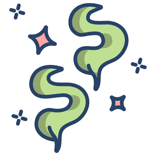 Smoke magic trick steam wand icon