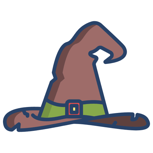 Hat halloween costume wizard icon Hat halloween costume wizard icon