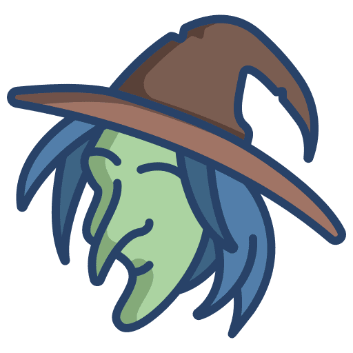 Witch hat magician magic icon Witch hat magician magic icon