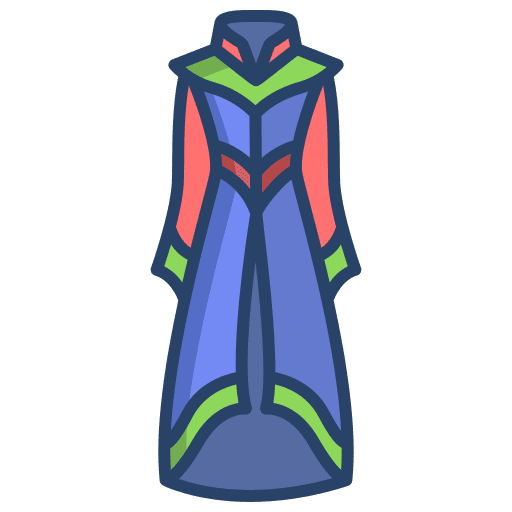 Wizard medieval fashion clothes icon Wizard medieval fashion clothes icon