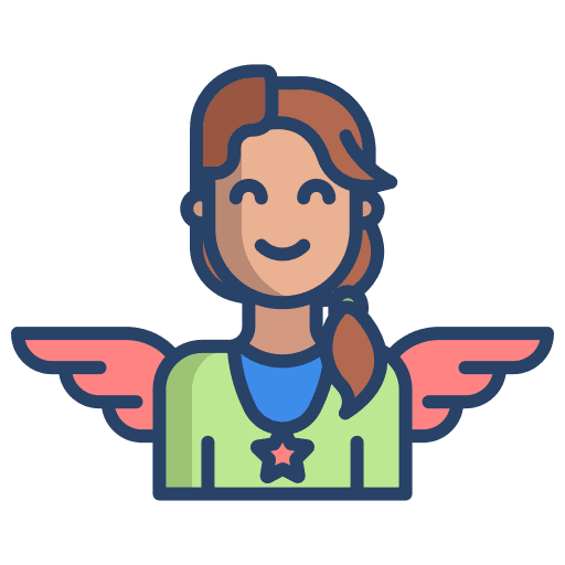 Woman carnival character costume icon Woman carnival character costume icon