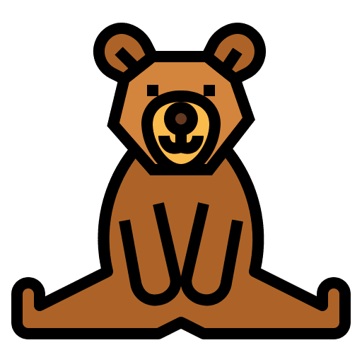 Bear bear zoo mammal icon Bear bear zoo mammal icon