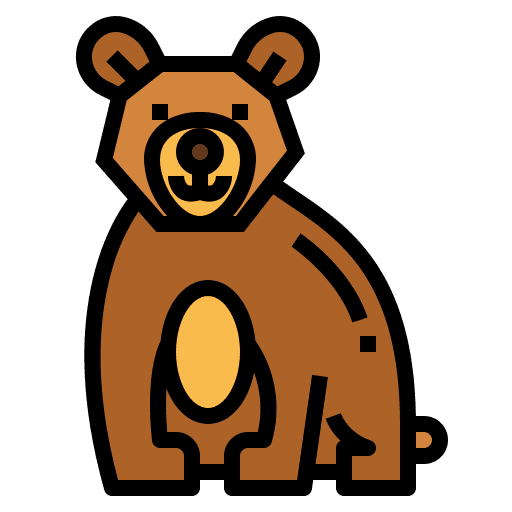 Bear animal bear wild life icon Bear animal bear wild life icon