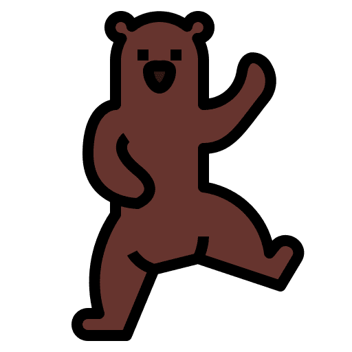 Bear animals mammal zoo icon Bear animals mammal zoo icon