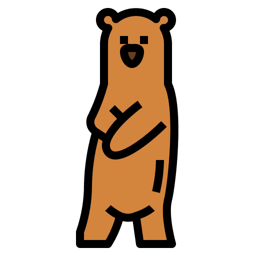Bear wild life animal mammal icon Bear wild life animal mammal icon