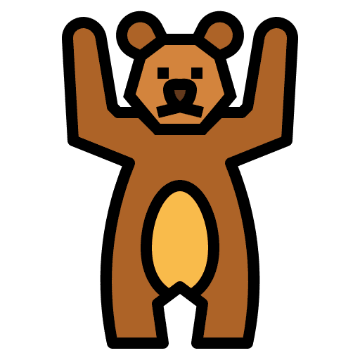 Bear zoo animals bear icon Bear zoo animals bear icon