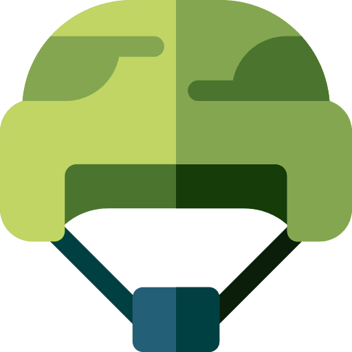 Helmet protection war military hat icon