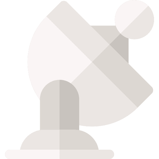 Antenna communications electronics satellite dish icon Antenna communications electronics satellite dish icon