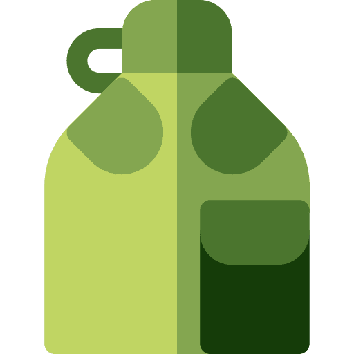 Canteen food and restaurant drink bottle icon Canteen food and restaurant drink bottle icon